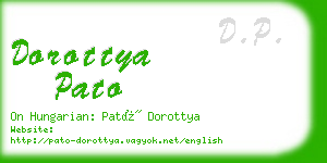 dorottya pato business card